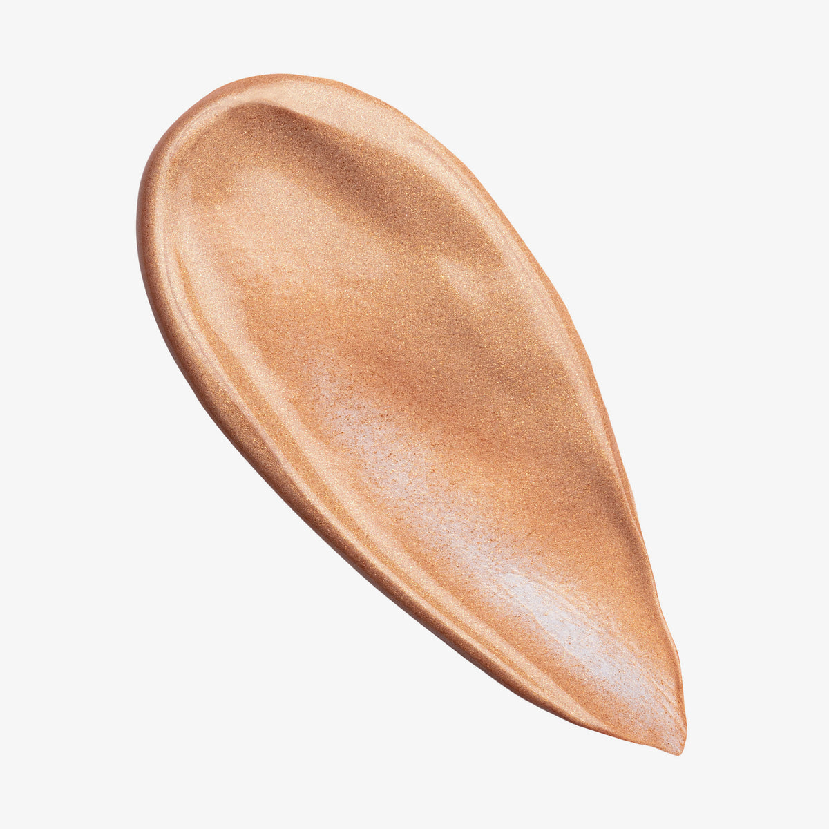 Schimmernder pfirsich-golderner Farbstreifen des Lumene NATURAL GLOW Skin Tone Perfector Honey Glow.
