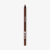 Ein brauner Schminkstift mit der Aufschrift Mesauda Beauty und CULT CREAMY LIP KIT auf der Seite, der aufrecht steht.
