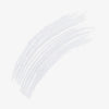 Ein klarer Pinselstrich-Bogen auf einem schlichten weißen Hintergrund präsentiert das Brow Glaminate - 101 Clear von Mesauda Beauty.