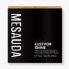 Eine schwarze Schachtel Mesauda Beauty Lust For Shine Hybrid Gel Powder Highlighter, 5,5 g, mit weißer Schrift.