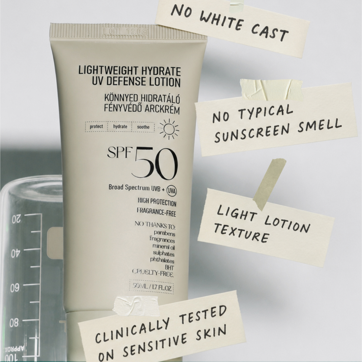Lightweight Hydrate UV Defense Lotion SPF50
