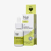 Weiße Flasche und Schachtel des tøday Chemical Peeling Serum von Nø Cosmetics mit grünem und schwarzem Etikett, Tropfverschluss und fetter Schrift.