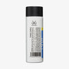 Rückseite der Happy Tøday 120h Liquid Hydrator-Flasche mit schwarzem Deckel wird präsentiert. Auf dem Etikett ist die Produktbeschreibung zu sehen.