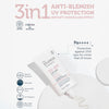 Abgebildet ist eine getönte 3-in-1 Sonnencreme mit SPF 50 von The Purest Solutions. Sie bietet UVA-/UVB- und Blaulichtschutz, spendet Feuchtigkeit und kaschiert Unreinheiten.