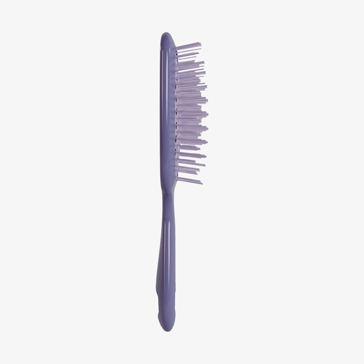 Die UNbrush Detangling Hair Brush hat weit auseinander stehende Borsten und ist auf einem weißen Hintergrund abgebildet.