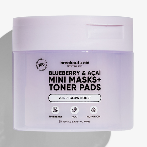 Blueberry & Açaí Mini Masks + Toner Pads