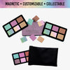 Lightwork Freedom Mini Palette Pastel Dream mit herausnehmbaren Pfännchen und schwarzem Reiseetui.