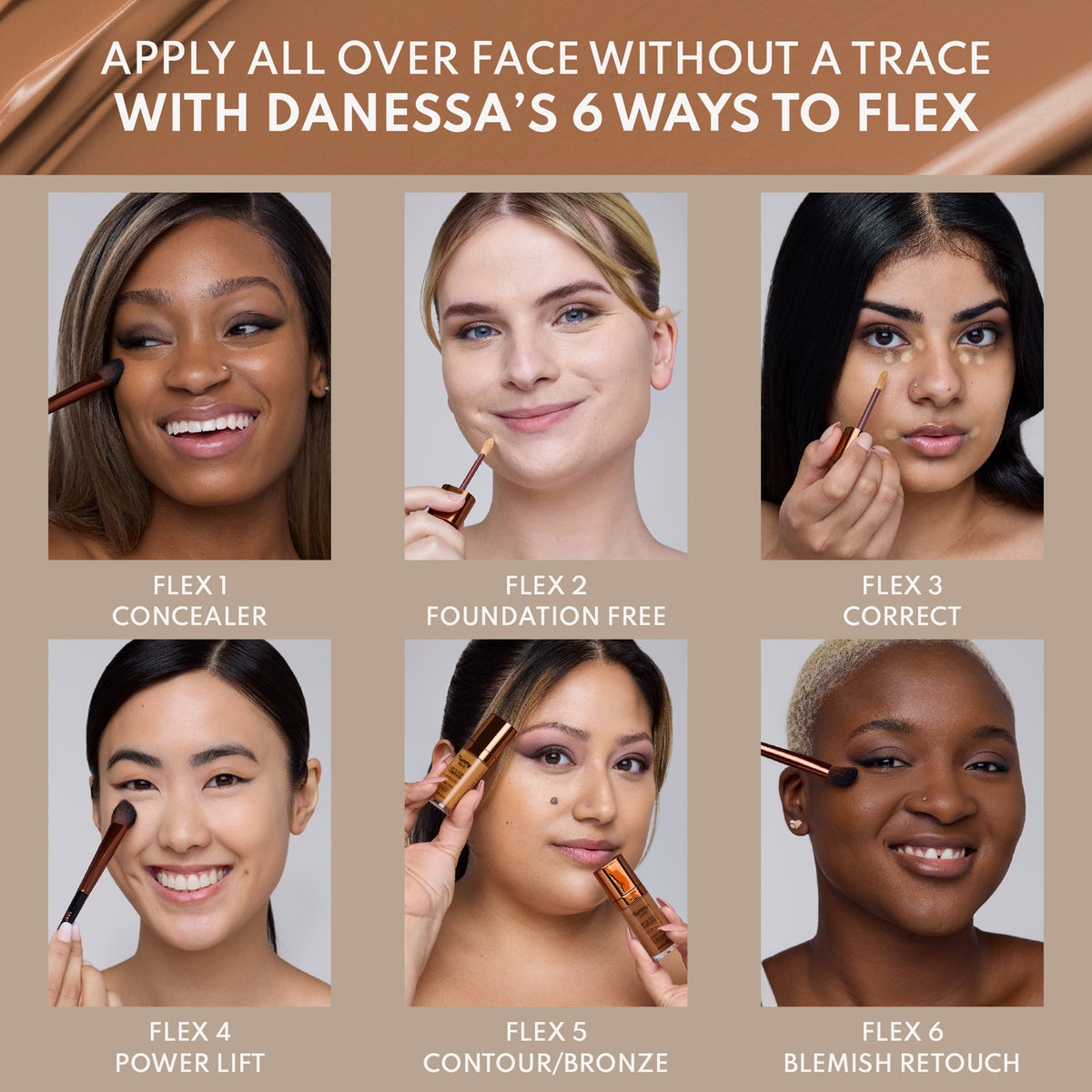 6 Empfehlungen zur Anwendung des Yummy Skin Lift & Flex Concealer,