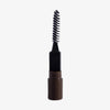 Schwarzer Spoolie-Pinsel-Applikator des Dominique Brow Frame Pencil ist auf weißem Hintergrund abgebildet.