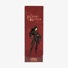 Eine stilisierte Asami Sato steht selbstbewusst auf rotem Hintergrund für das „The Legend of Korra – Asami Liner Set“ von Lethal Cosmetics.