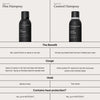Vergleichstabelle des Style Lab Flex Hairspray und Control Hairspray von Living Proof mit Produktdetails und Vorteilen.