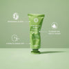 Die grüne Tube der maria nila Booster Masque Structure Repair umgeben von Produktmerkmalen.