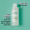 Mario Badescu Acne Facial Cleanser auf mintgrünem Hintergrund; klärendes Reinigungsgel zur Tiefenreinigung und Entfernung von Öl und Unreinheiten.