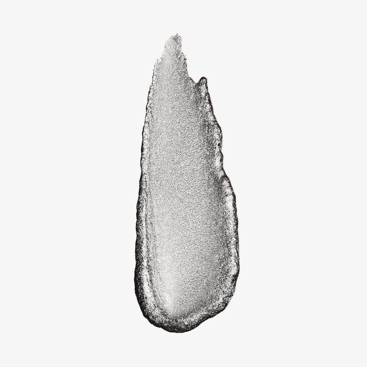 Ein Abstrich des Galactic Shadow Flüssigliedschatten von Mesauda Beauty auf einem weißen Hintergrund verschmiert.
