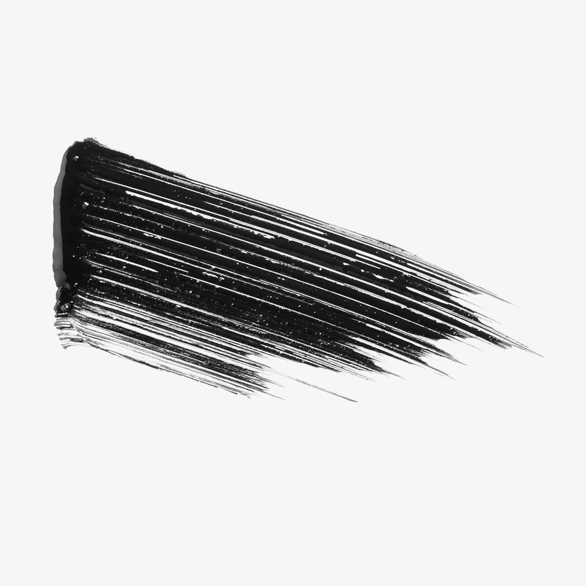 SWEED Cloud Mascara-Pinselstrich auf weißem Hintergrund, der dicke bis dünne Linien mit strukturierten, unregelmäßigen Kanten zeigt.