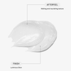 Texture des Overnight Restoring Lip-Treatment auf weißem Hintergrund; dazu Produktinfos.