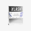 XLASH Eyes Glow-up Holiday Kit-Box mit Produktdetails und einem violetten Design auf weißem Hintergrund.