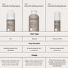 Vergleichstabelle aller Living Proof No Frizz Smooth Styling Produkte mit Details zu geeigneten Haartypen, wichtigsten Vorteilen und empfohlener Anwendung.