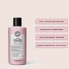 Rosa Flasche Pure Volume Conditioner mit schwarzem Deckel aus der Pure Volume Beauty Bag 2025, neben Produktvorteilen auf blassrosa Hintergrund.