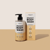 Breakout+aid Breakout Body Wash in der Pumpflasche mit Verpackung, mit Salicylsäure, Glykolsäure, Niacinamid und Centella für empfindliche Haut.