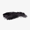 Schwarzer Abstrich der Emphasize Mascara von Mesauda Beauty auf weißem Grund.