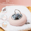 Das Routine Facial Cleansing Device in Pink ist mit einem Metallring ausgestattet und zeichnet sich durch seine Schallvibration und seine Tiefenreinigungsfähigkeiten aus.