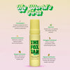 Die gelbe Flasche von Rapid Banana Whip ist von Texten umgeben, die die Inhaltsstoffe und Produkteigenschaften hervorhebt.