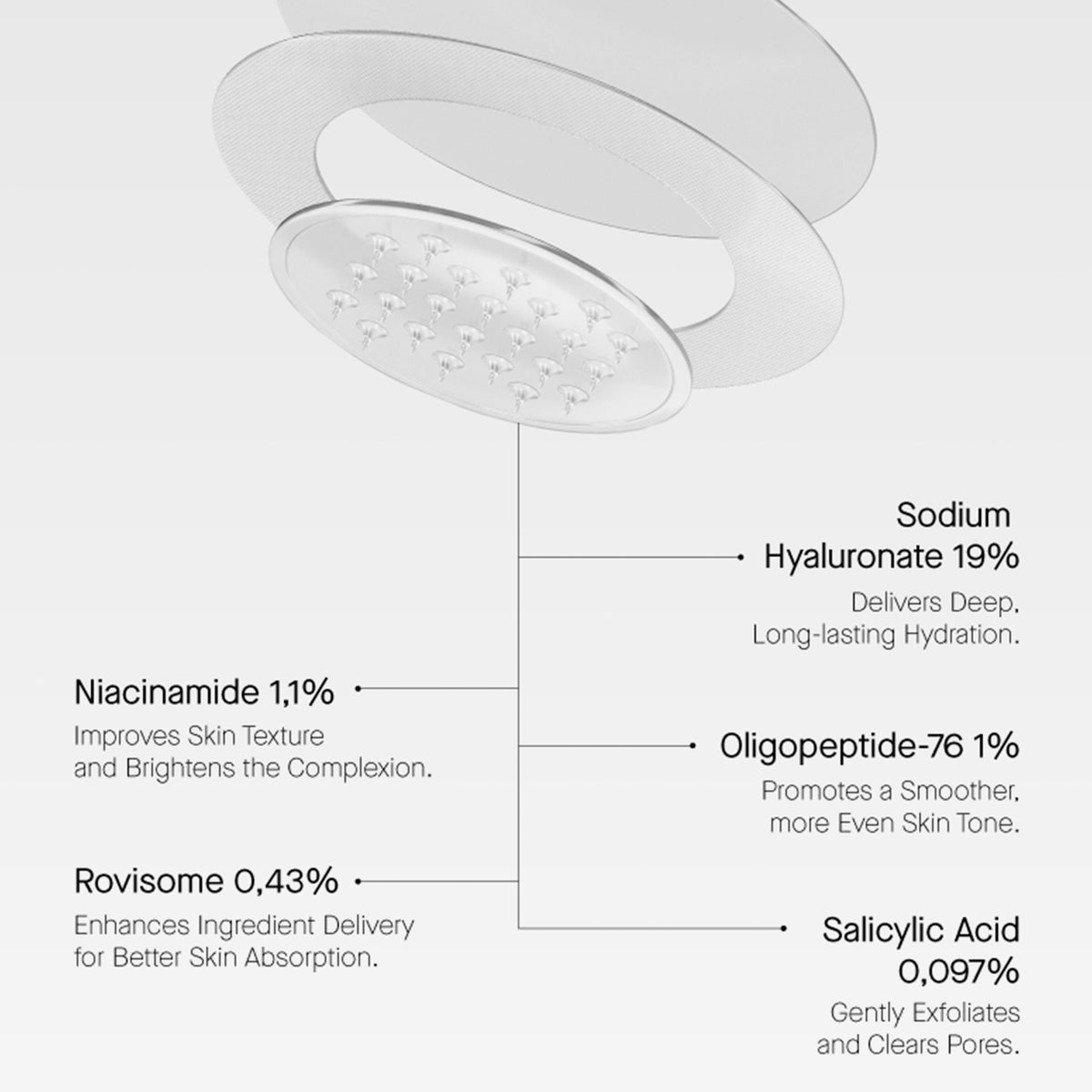 Ein in 3 Teile aufgeteilter Zitless Patch, darunter Infos zu Inhaltsstoffen 