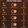 Empfehlungen zu Make-up & Farbkombinationen der Danessa
Myricks Yummy Skin Serum-Reihe zu
den Shades 17-20.