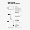 Infografik zur Wiederverwertung der „Oil-Control Ultra Fluid Cica Sunscreen“-Sonnencreme von Transparent Lab: Verschluss abnehmen, verwenden, abspülen und gemäß den Anweisungen wiederverwerten.