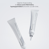 Zwei Tuben P.I.H. Sun Spot Fading Treatment auf hellgrauem Hintergrund unterhalb der aufgeführten Produkteigenschaften.