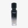 Eine halb transparente halb schwarze Flasche Chroma Cover Foundation Matte in der Farbe N1 vor weißem Hintergrund.
