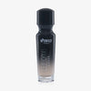 Eine halb transparente halb schwarze Flasche Chroma Cover Foundation Matte in der Farbe N2 vor weißem Hintergrund.