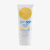 Tube mit SPF 50+ Everyday Body Lotion 150 ml, mit Sonnenlogo vor weißem Hintergrund.