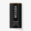 Schwarze Schachtel von Mesauda Beauty The Skin  Flüssigfoundation, 30 ml, mit weißer Schrift.