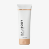 Weiße Tube Bali Body Gradual Tan-Lotion mit beiger Kappe vor einem weißen Hintergrund