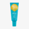 Blaue Tube Bondi Sands Lip Balm LSF 50+ Sweet Vanilla vor weißem Hintergrund