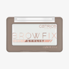 Geschlossene rechteckige Verpackung mit transparentem Brow Fix Soap Stylist 010 vor weißem Hintergrund.