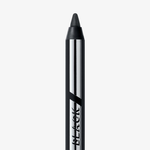 Der wasserfeste Bombay Black Eye Pencil mit seiner metallisch-silbernen Hülle ist auf einem schlichten weißen Hintergrund abgebildet.