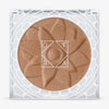 OFRA Pure Glow Finishing Powder in der Nuance Dark in runder, transparenter Dose mit weißem Deckel und Purish-Branding, auf weißem Hintergrund.