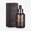 Dunkelbrauner Flasche und Verpackung des Benton Snail Bee Ultimate Serum vor weißem Hintergrund