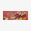 Geschlossene Pro Desert Romance Slim Eyeshadow Palette in warmen und neutralen Tönen.