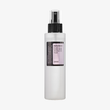 Transparente Flasche AHA/BHA Clarifying Treatment Toner mit schwarzem Sprühkopf vor weißem Hintergrund.