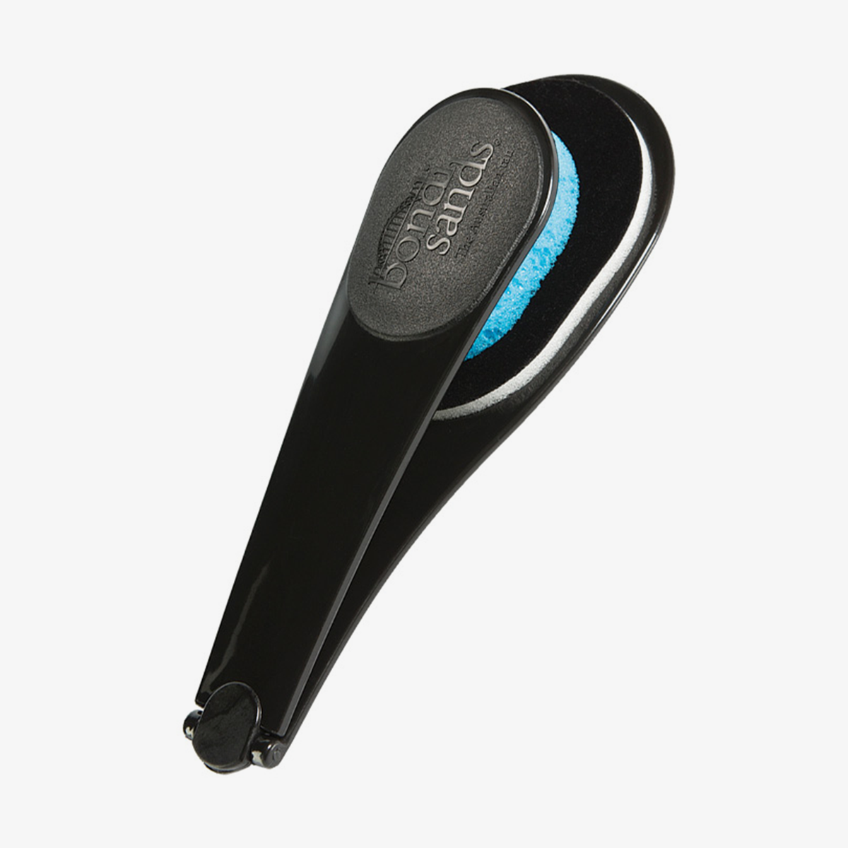 Der Self Tanning Back Applicator von Bondi Sands zusammengeklappt vor weißem Hintergrund 